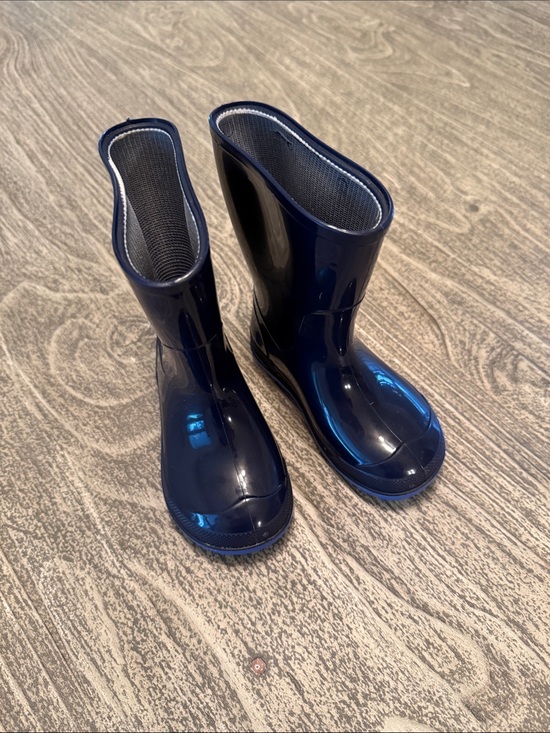 Other - Navy Baby Toddler Galoshes Rain Boots